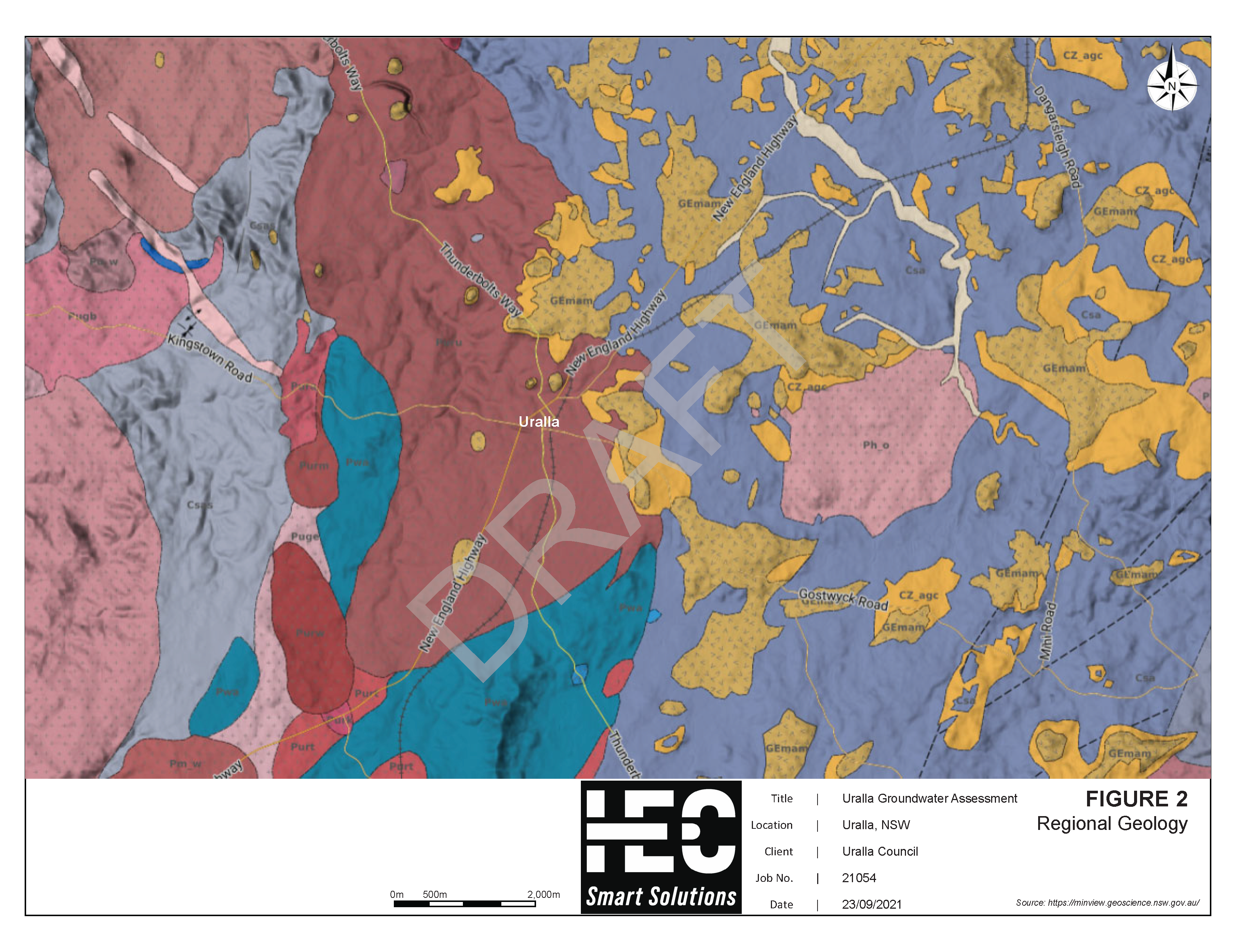 Map of Regional Geology