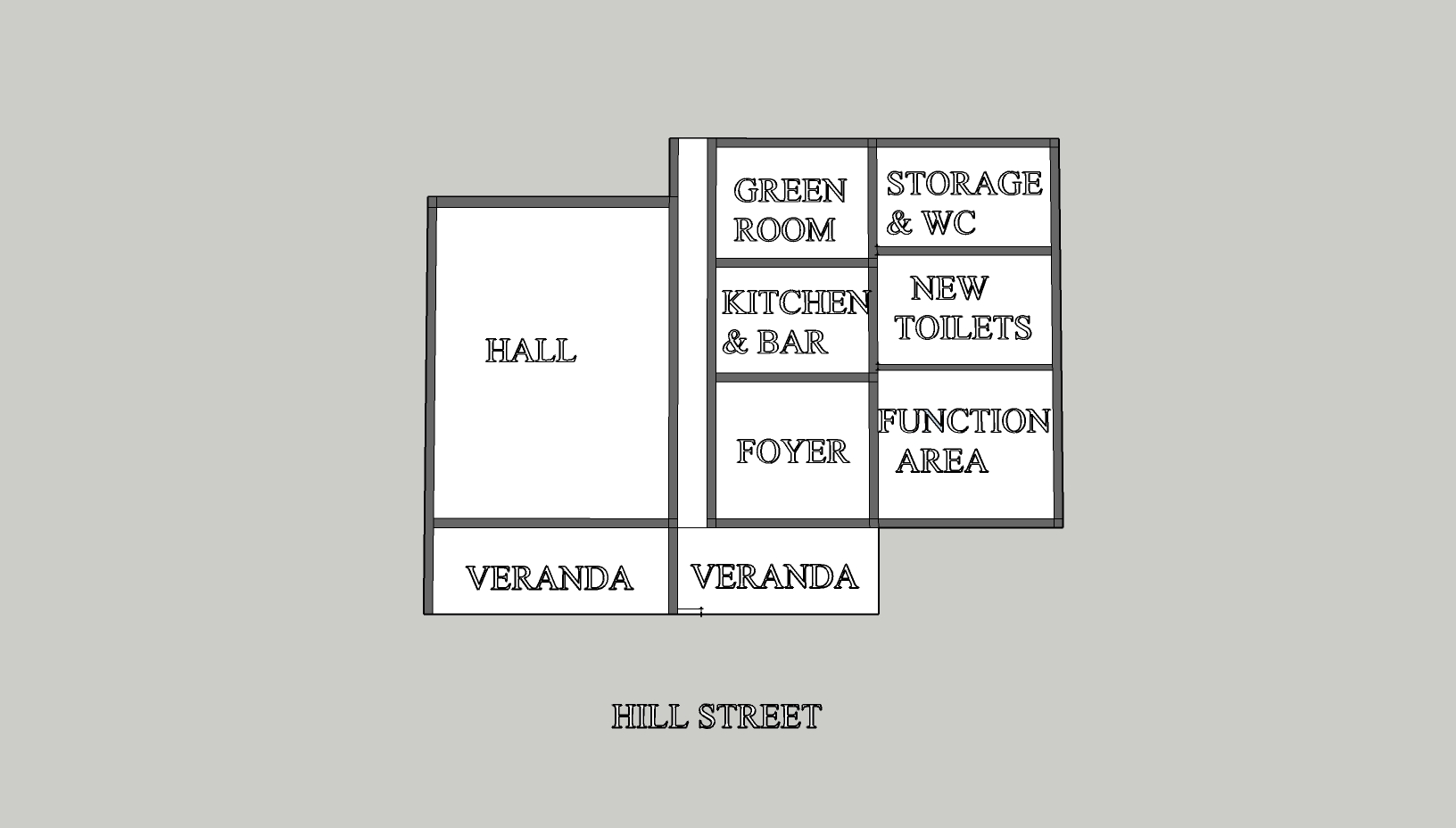 Uralla Courthouse Proposed Floorplan